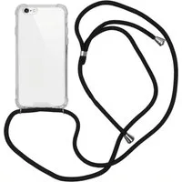 imoshion Transparante Backcover met koord voor de Apple iPhone 6 / 6s - Zwart – 4.7 · Unisex