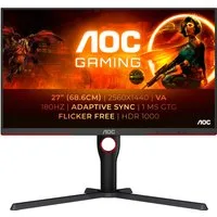 AOC G3 Q27G3XMN/BK Monitor PC 686 cm (27) 2560 x 1440 Pixel 2K Ultra HD LED Nero Rosso