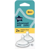 Tommee Tippee Advanced Anti-Colic Medium Flow 3+ Månader Dinapp – 2 st