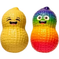 Squeeze Slow Rise XL Peanut Squishy Toy Assorted – 10 × 5.5 cm – 1 Pc