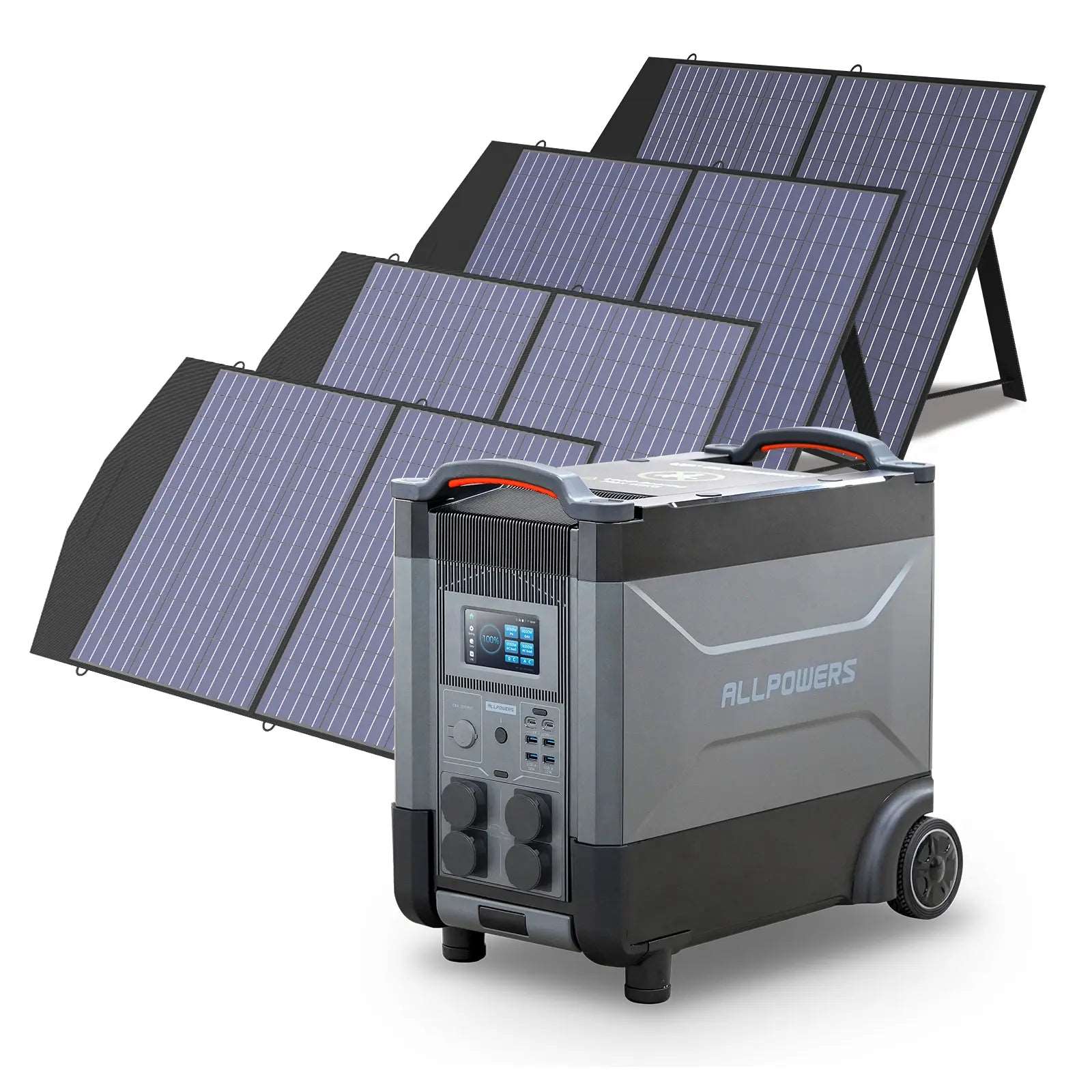 ALLPOWERS 4000W Generatore Solare R4000 con FV100W - R4000 +4pcs SP027 FV 100W