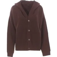 Cardigan con cappuccio – Donna