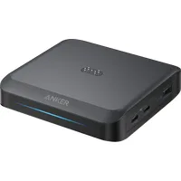 Caricabatterie Stazione Anker per batteria esterna Prime, 150W, 5A, 1 x Pogo Pin - 1 x USB-A - 2 x USB-C, Nero A1903G11 – L