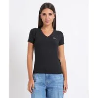 T-shirt donna Guess scollo a V