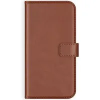 Selencia Echt Leren Bookcase voor de Apple iPhone 11 Pro Max - Lichtbruin – 6.5 · Unisex
