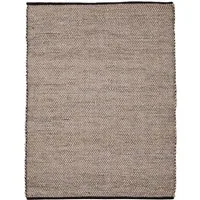 Alfombra tejida a mano Orkide gris  60x100 cm – Multicolor