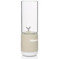 Mini-mixeur Tristar « To Go » - Mixeur à smoothies portable - Rechargeable par USB - Bol en verre de 280 ml - Beige