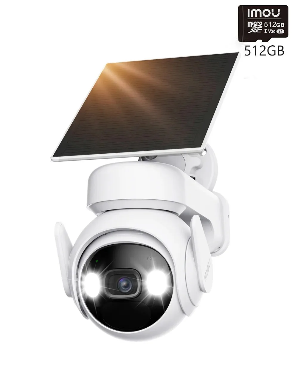 Cell PT 360° PTZ 3MP 2K 100% Wireless - 3MP 2K with Solar Panel (15000 mAh) / + 512GB Memory Card
