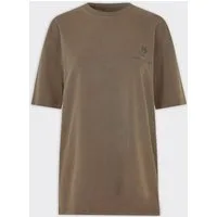 Samsoe Samsoe T-Shirt Sagergei Brown Stamp – Marrone