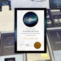 Regala una stella - Silvernova - Set regalo di alta qualità con certificato