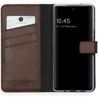 Selencia Echt Leren Bookcase voor de Samsung Galaxy S20 FE - Bruin – 6.5 · Unisex
