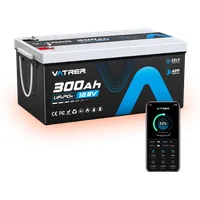 Vatrer 12V 300AH LiFePO4 Lithium RV Battery with Self-Heating – Verde