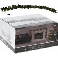 Guirlande Nampook - Inclu 30 lumières LED - Alimenté par piles - 270cm - Vert
