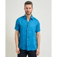 Camicia in lino Seinse uomo a maniche corte