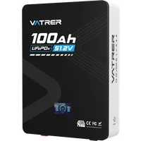 Vatrer 48V(51.2) 100Ah Wall Mounted Lithium Solar 5kwh Battery