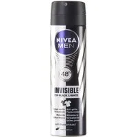 Nivea Invisible Nero & Bianco per Uomini Deodorante Spray 150 ml – Uomo
