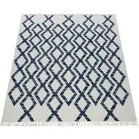 Alfombra de lana Kenolia azul 120x170 cm
