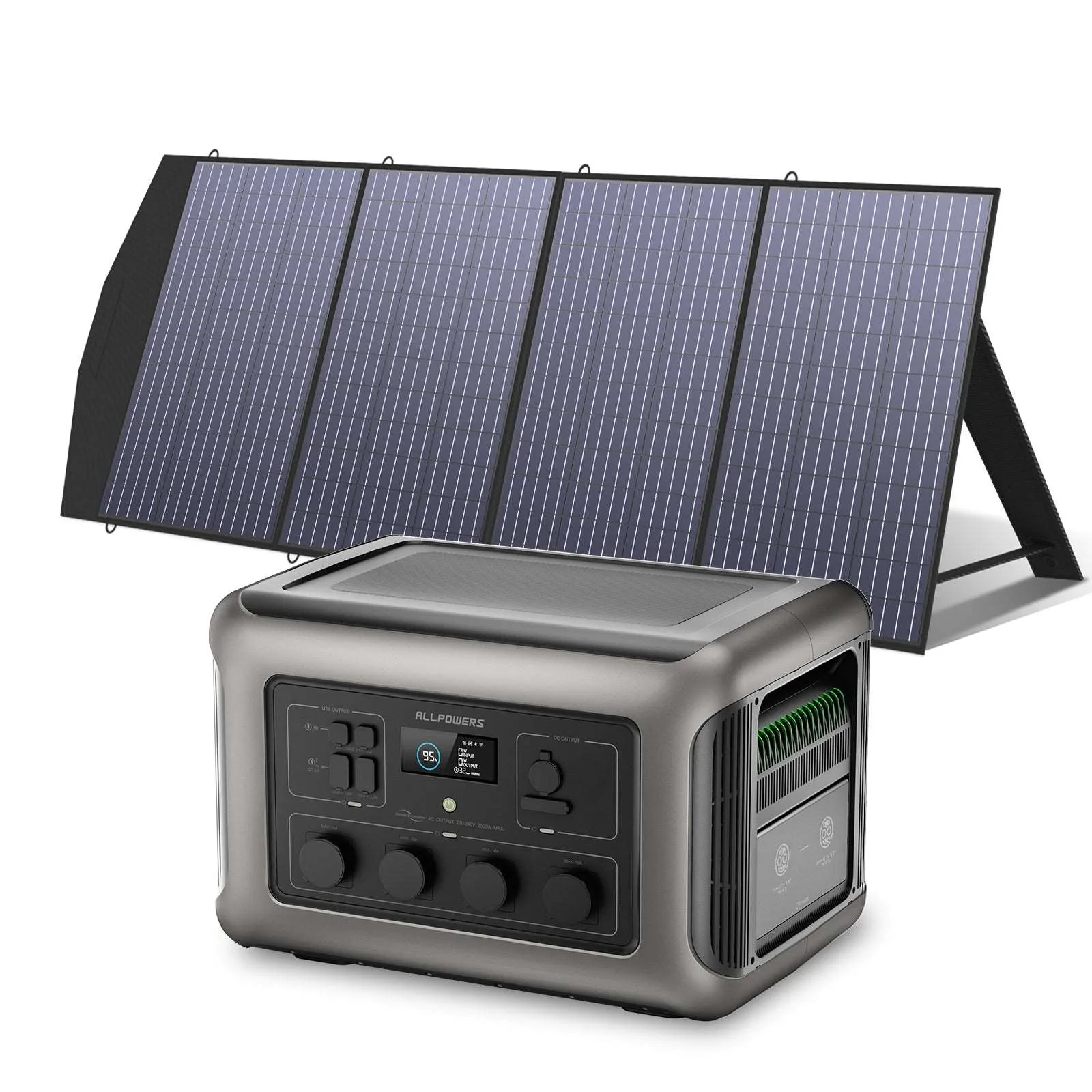 ALLPOWERS 3500W Generatore Solare (R3500 + SP033 200W Pannello Solare) - R3500+ SP033 200W Pannello solare