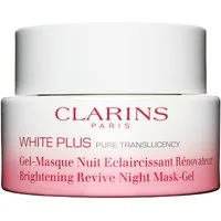 Clarins White Plus Masque Gel Eclairissant Renovateur Nuit 50 ML - 50 ML – Bianco · Donna