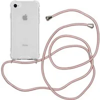 imoshion Transparante Backcover met koord voor de Apple iPhone SE (2022 / 2020) / 8 / 7 - Rosé Goud – 4.7 · Unisex