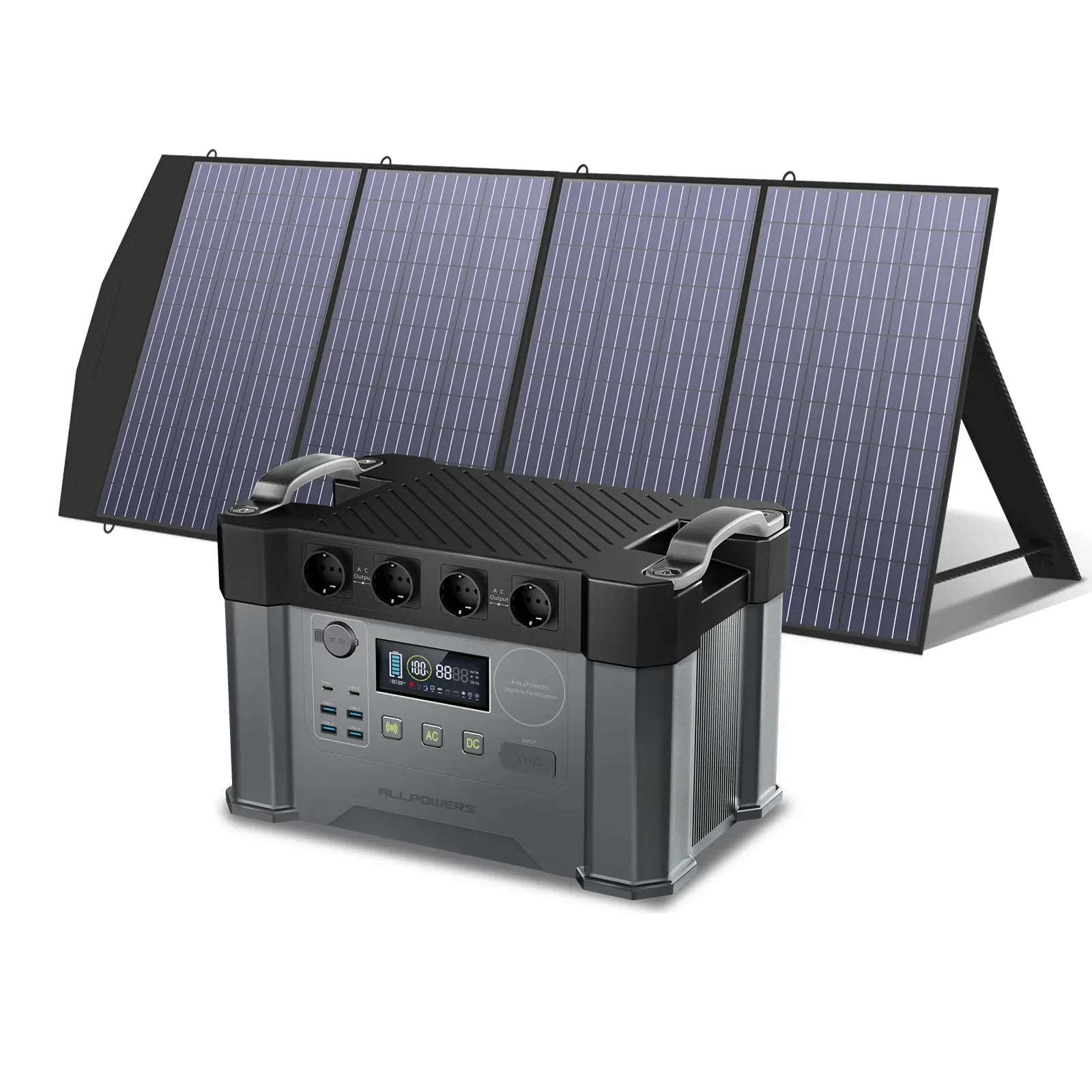 ALLPOWERS 2000W Generatore Solare (S2000 + SP033 200W Pannello Solare) - S2000+SP033 Pannello solare 200W