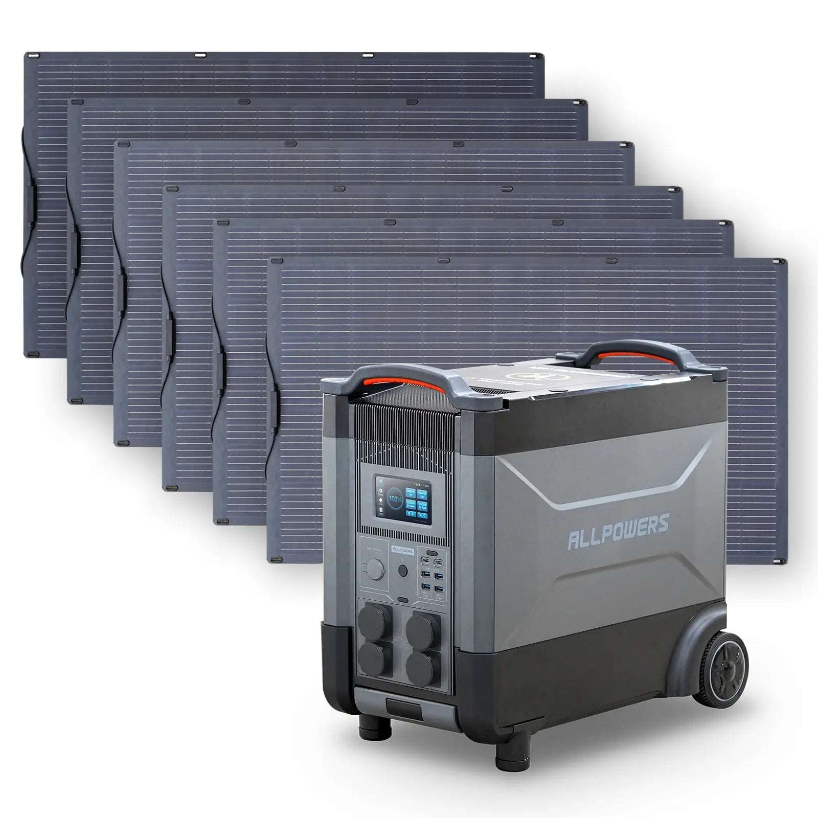 ALLPOWERS 4000W Generatore Solare R4000 con FV200W Flessibile - R4000+6PCS SF200 FV 200W