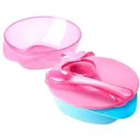 Ciotola Tommee Tippee rosa/blu - 2 pezzi – Bambino