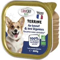 Canichef Bio Paté Grain Free Manzo e Verdure per Cani - 300 g, Singola