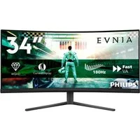 Mon 34 Va 3440X1440 2Xhdmi 180Hz 34M2C3500L 21:9  Gaming Curved 003 – Nero