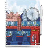 MOYU Erasable Notebook A5 - London Edition – 21 x 15.5 x 1 cm