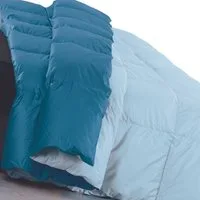 DaunenStep Trapunta in fibra bicolore Orizzonte Orizzonte – Blu