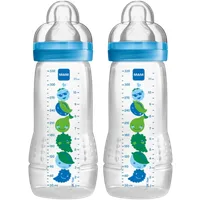 Biberon MAM Easy Active 4+ mesi - 330 ml (2 pezzi) – Blu · Bambino