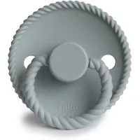 Frigg Fopspeen Rope - Silicone - French Gray (T2) - T2 (6-18 maanden) – Grigio