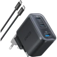 Caricabatterie da Rete con Cavo USB-C Anker Nano, 70W, 3.5A, 1 x USB-A - 2 x USB-C, Grigio B121A311 – L