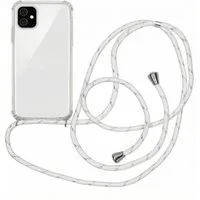 imoshion Transparante Backcover met koord voor de Apple iPhone 11 - Wit Zilver – 6.1 · Unisex