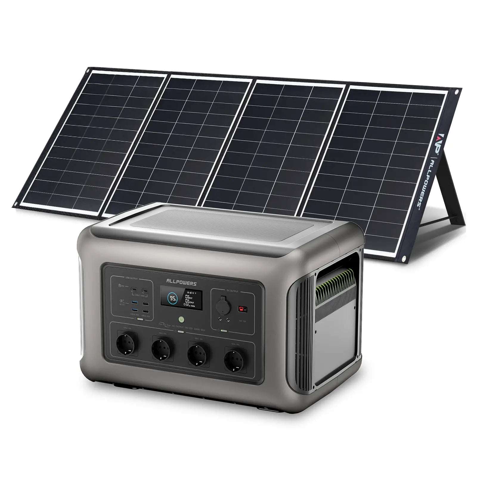ALLPOWERS 3500W Generatore Solare (R3500 + SP035 200W Pannello Solare) - R3500+ SP035 200W Pannello solare