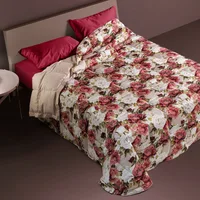 DaunenStep Trapunta in piuma fantasia Floreale 11161A – Rosa