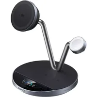 Caricabatterie Rete Wireless Anker Prime MagGo AirCool 3in1, 25W, Nero B25X7G11