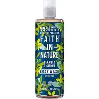 Faith In Nature Lichaamswasgel met zeewier en citrusvruchten - 400ml