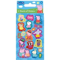 Peppa Pig Blue Party Stickers – 6 pcs – Bambino
