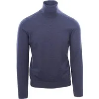 collo alto in lana merinos – Uomo