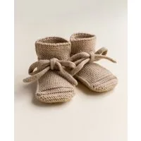 Hvid Original Booties 0-9m  - Sand