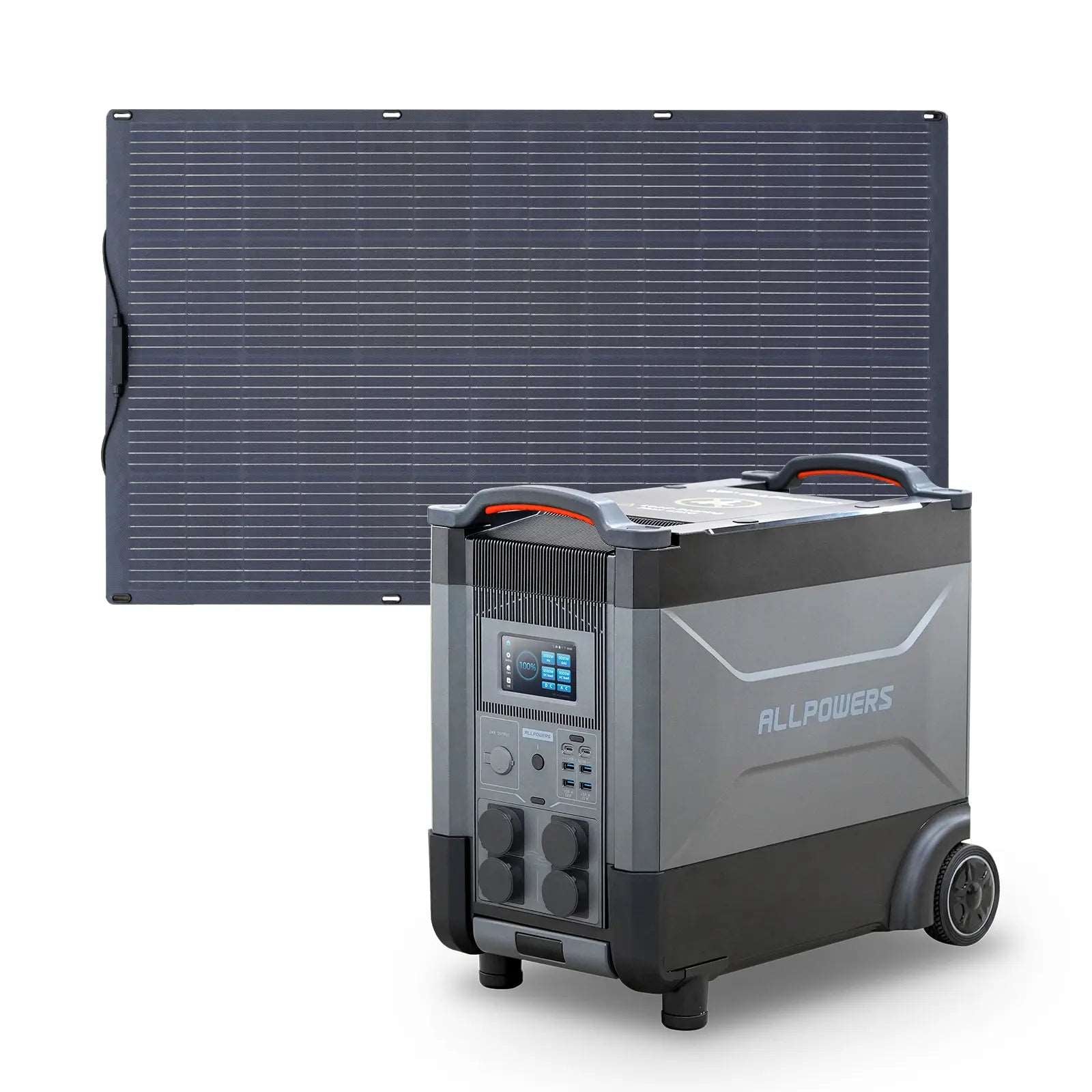 ALLPOWERS 4000W Generatore Solare R4000 con FV200W Flessibile - R4000+SF200 200W Pannello solare