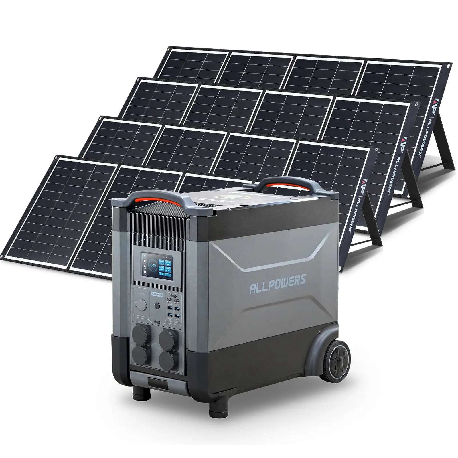 ALLPOWERS 4000W Generatore Solare R4000 con FV200W - R4000+4PCS SP035 FV 200W