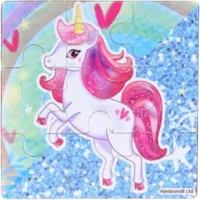 Fun Toys Unicorn Jigsaw Wooden Puzzle Assorted 11 cm – 1 Pc