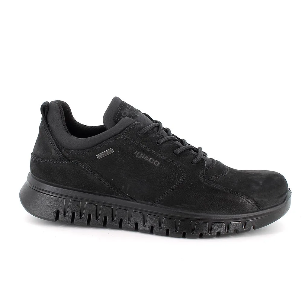 Sneakers gore-tex da uomo nero con lacci, Taglia 46 - IgieCo