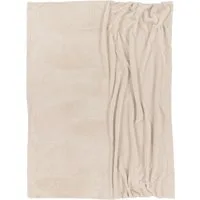Manta suave Soraya beige 200x240 cm