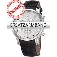 Bossart Ersatzband Leder BW-1104 braun silberne Schliesse