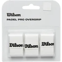 Wilson Padel Pro Overgrip Vit Tape – 3 st – Bianco · M