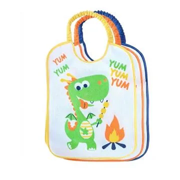 BAVETTA DA BAMBINO IN SPUGNA PLASTIFICATA CON ELASTICO 28x29 ELLEPI AD9575 – Arancione